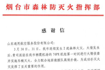 践行国企担当，山东通航圆满完成烟台山火扑救任务